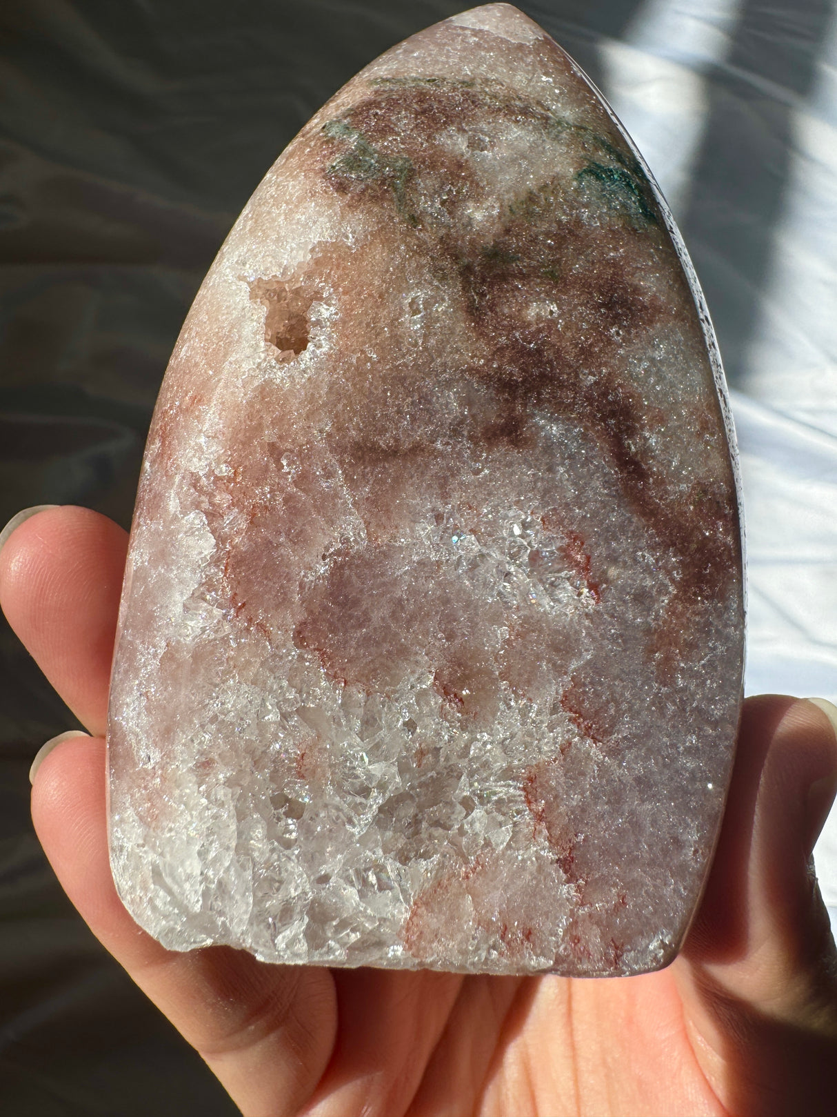 Pink Amethyst Standing Free Form