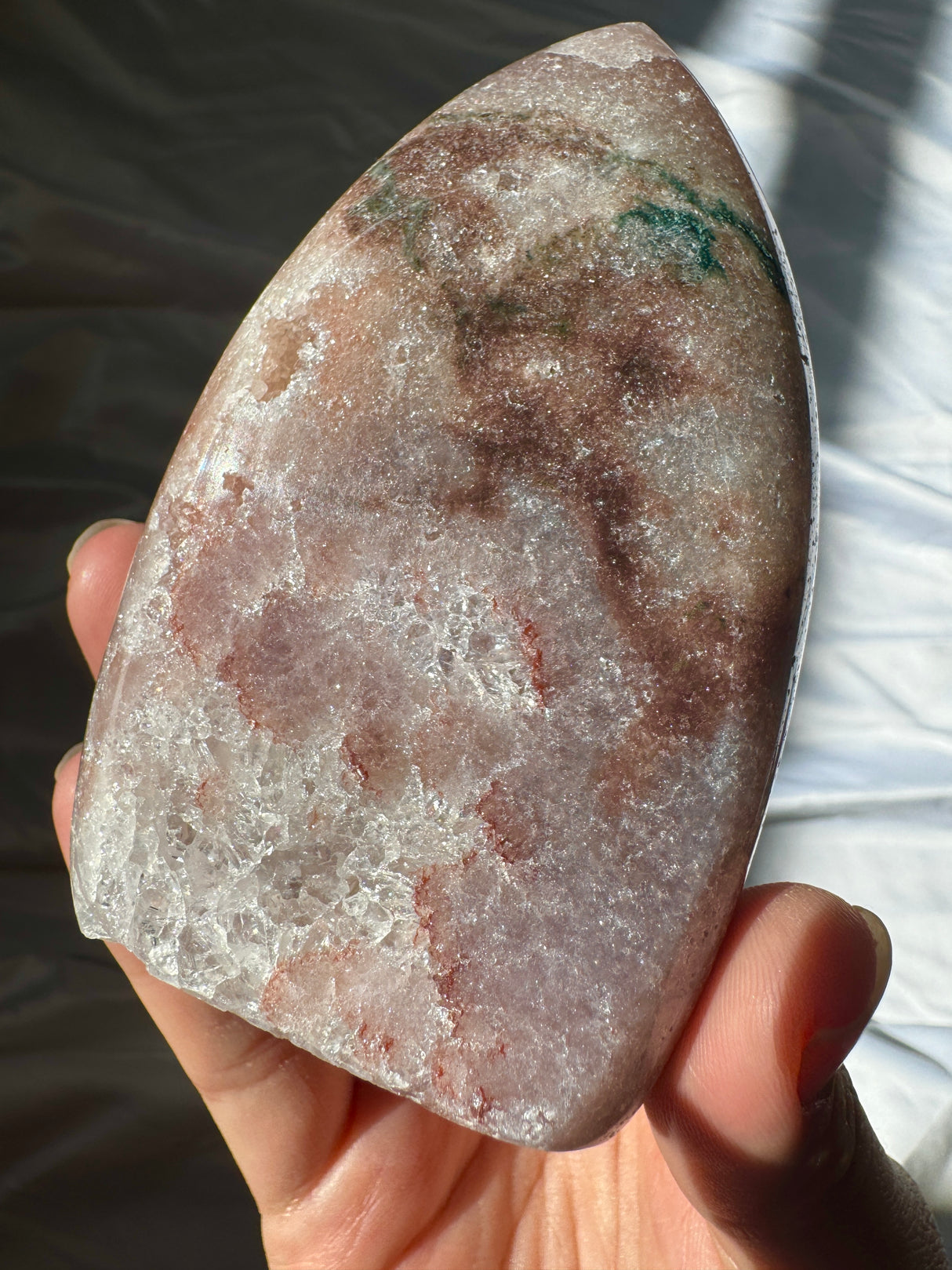 Pink Amethyst Standing Free Form