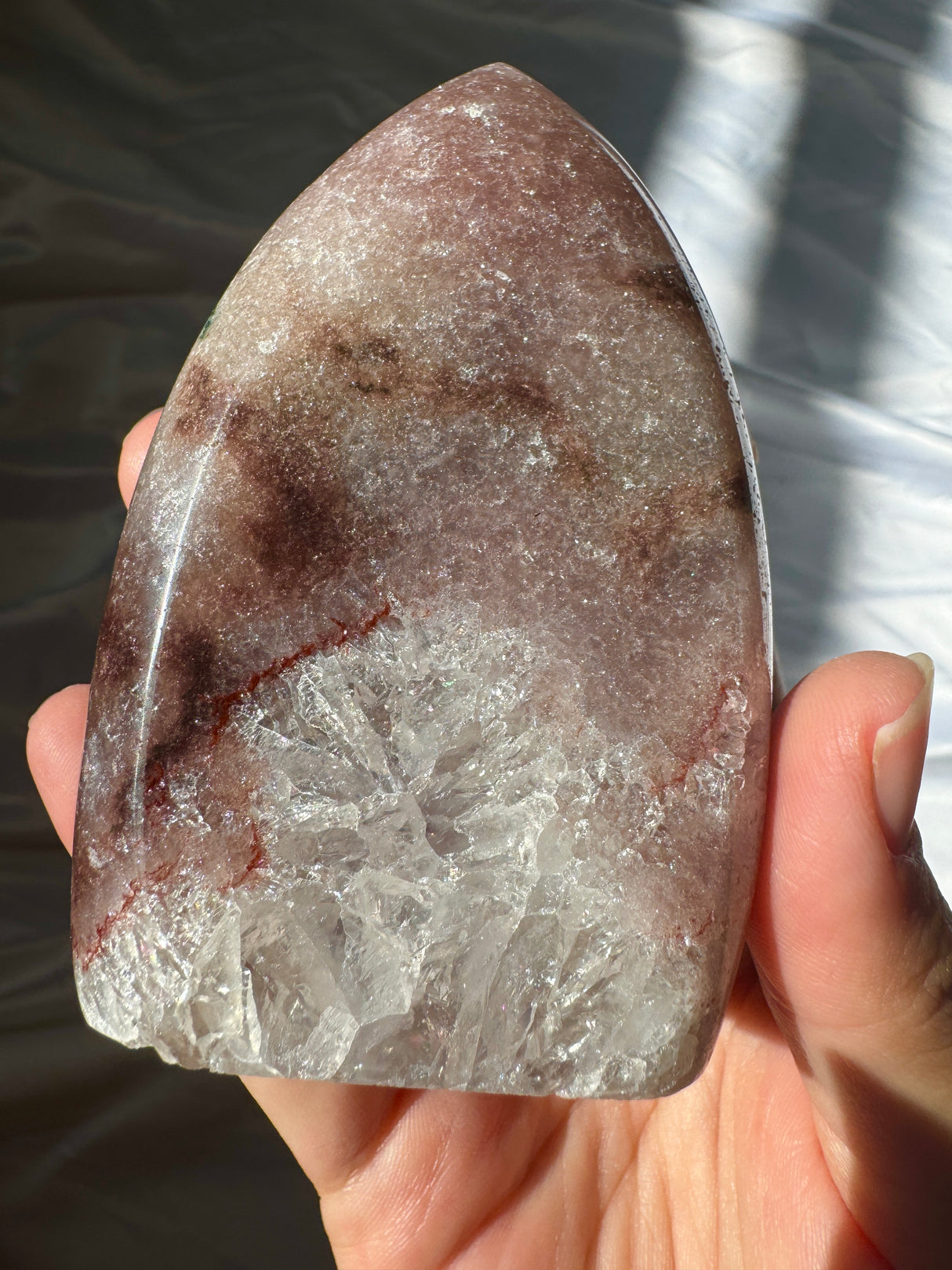 Pink Amethyst Standing Free Form