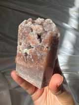Druzy Pink Amethyst Tower