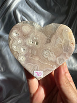 Flower Agate Heart