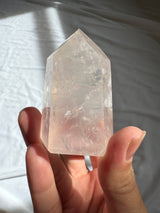 Gemmy Rose Quartz Tower