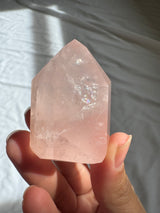 Gemmy Rose Quartz Tower