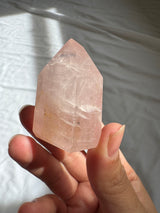 Gemmy Rose Quartz Tower