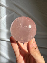 Gemmy Star Rose Quartz Sphere