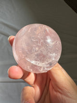 Gemmy Star Rose Quartz Sphere