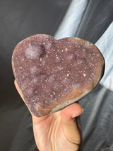Berry Rainbow Amethyst Heart