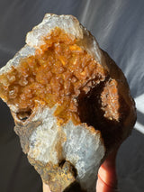 Copper Raw Sugar Druzy Rainbow Amethyst
