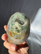 Druzy Green Rainbow Amethyst Free Form (Self Stands)