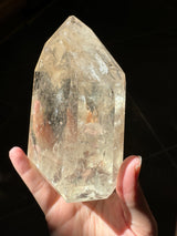 Champagne Brazilian Citrine Tower with Rainbows