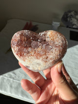 Pink Amethyst Heart