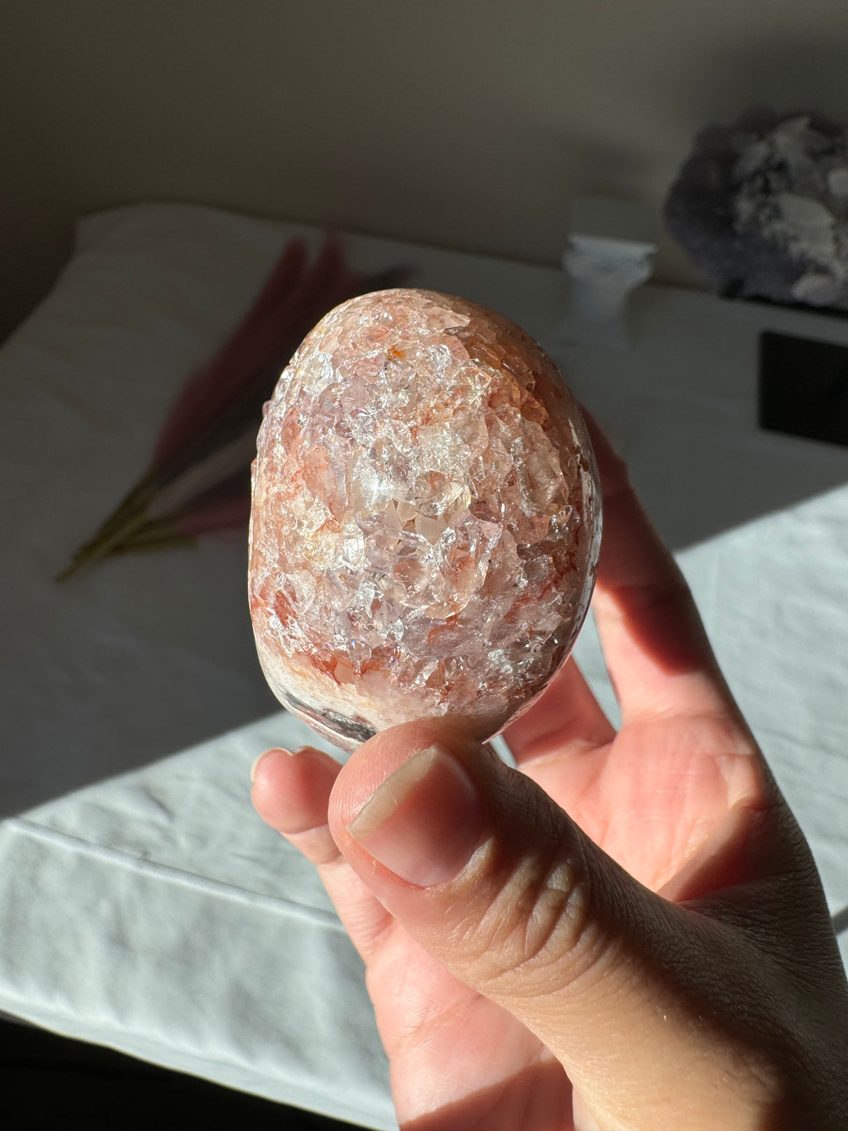 Pink Amethyst Heart