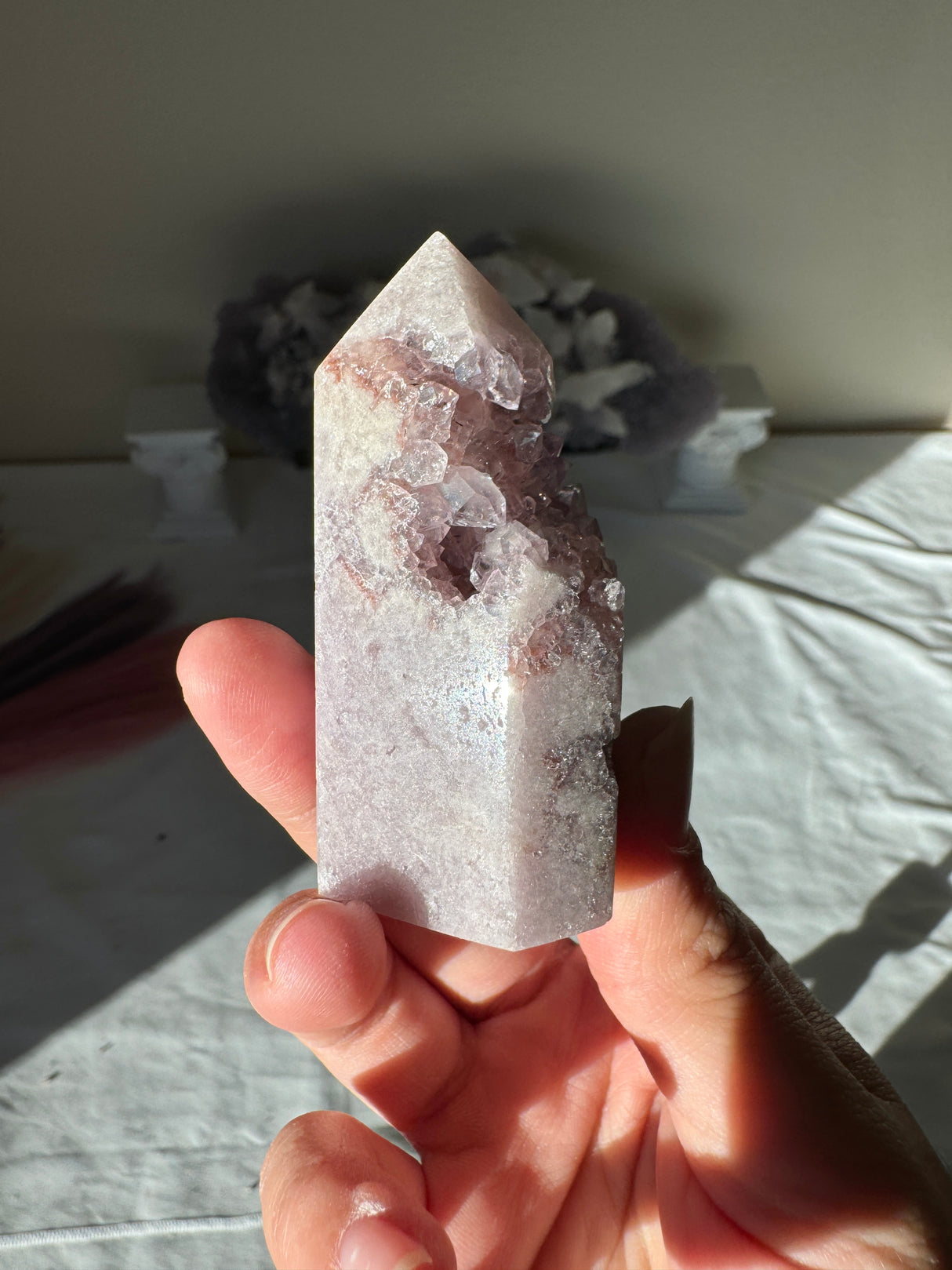 Lavender Pink Amethyst Tower