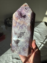 Large Purple Pink Amethyst Tower