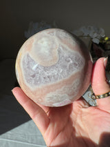 Druzy Pink Amethyst Sphere