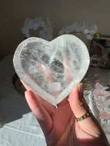 Clear Quartz Heart Bowl