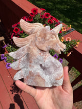 Quartzy Pink Amethyst Unicorn