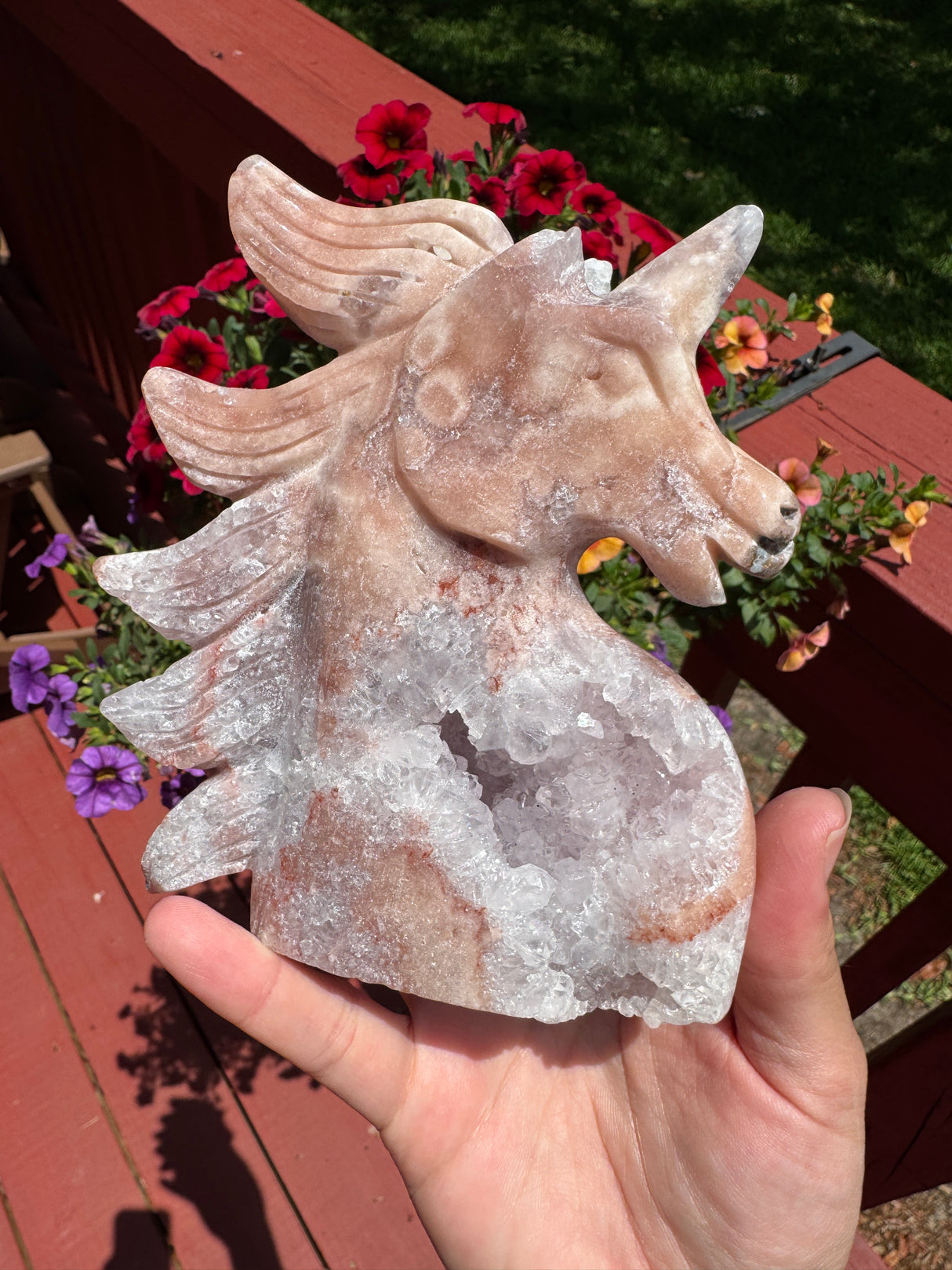 Quartzy Pink Amethyst Unicorn
