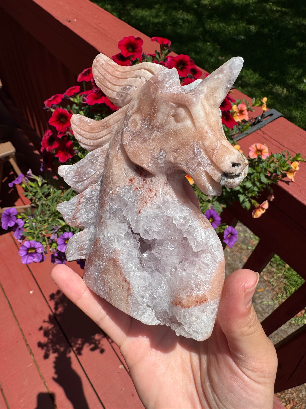 Quartzy Pink Amethyst Unicorn