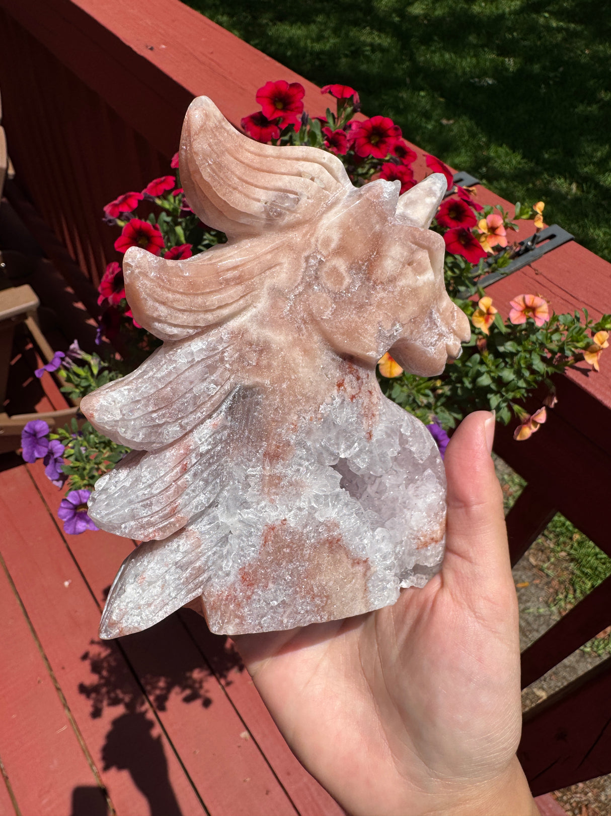 Quartzy Pink Amethyst Unicorn