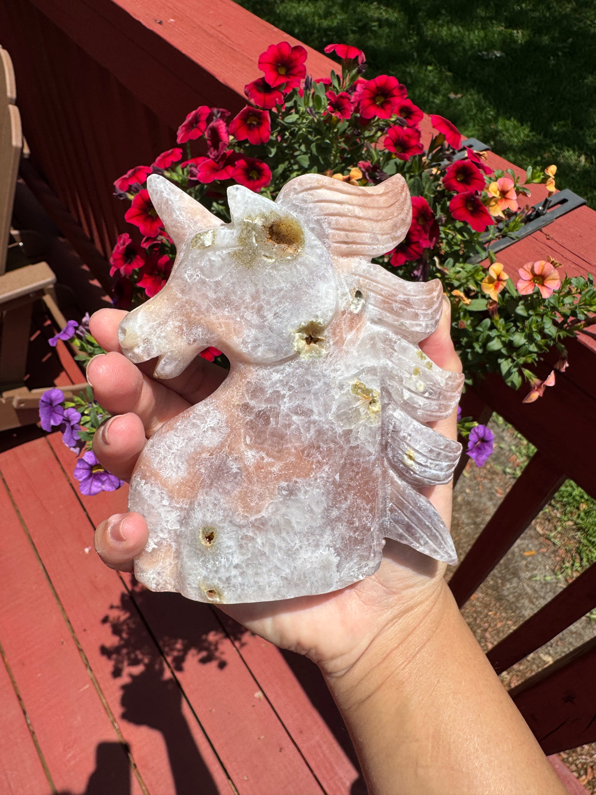 Quartzy Pink Amethyst Unicorn