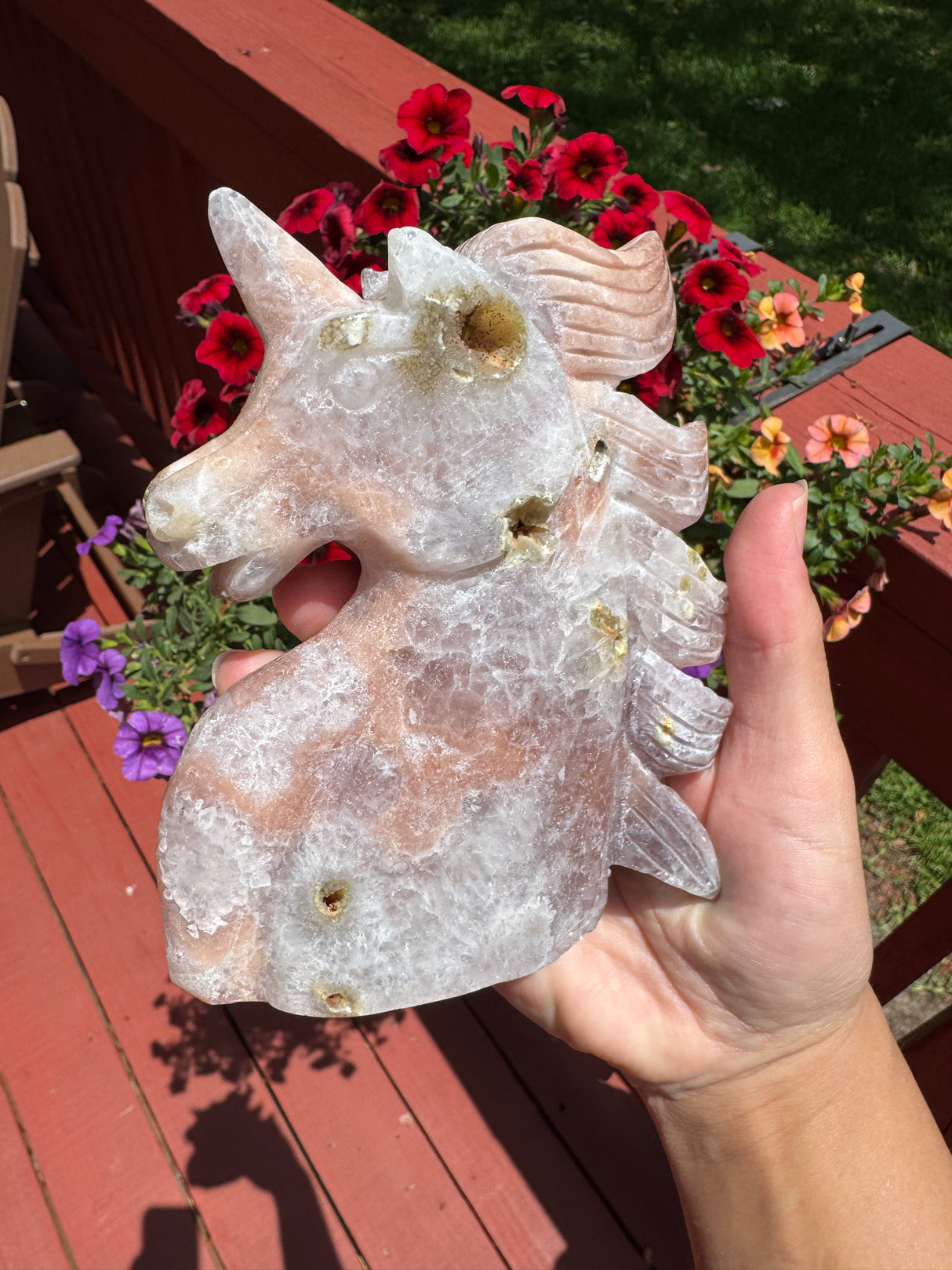 Quartzy Pink Amethyst Unicorn