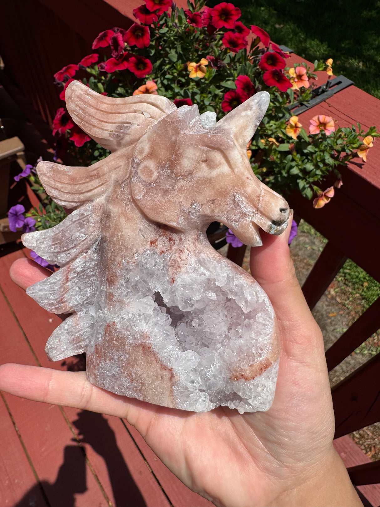 Quartzy Pink Amethyst Unicorn