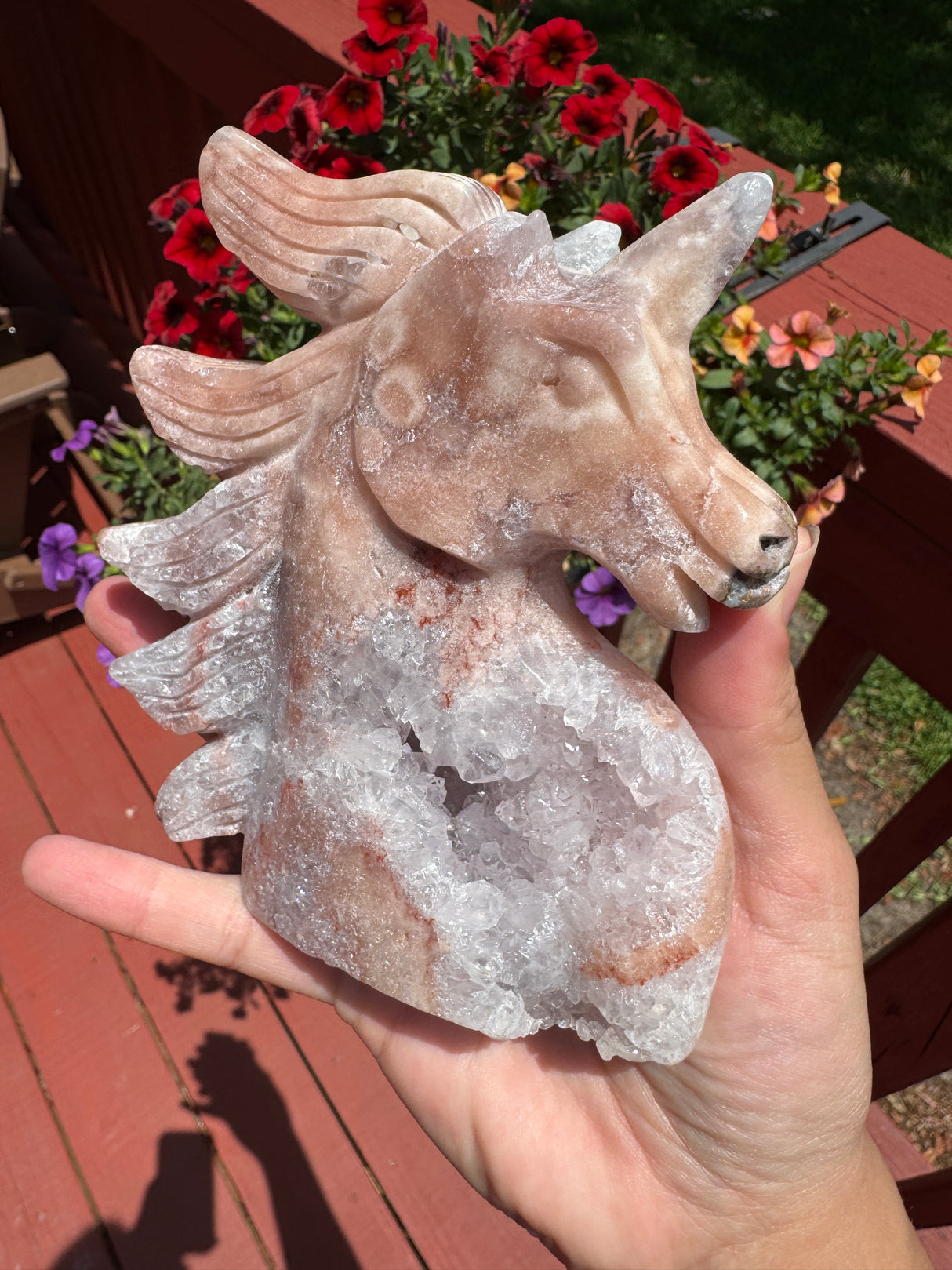 Quartzy Pink Amethyst Unicorn