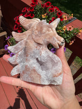 Quartzy Pink Amethyst Unicorn