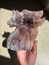 Lavender Pink Amethyst Unicorn