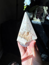 Pink Amethyst Diamond Point