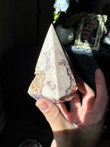 Pink Amethyst Diamond Point