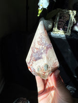 Pink Amethyst Diamond Point