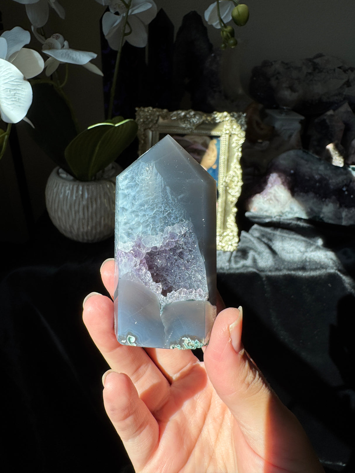 Amethyst Agate Tower