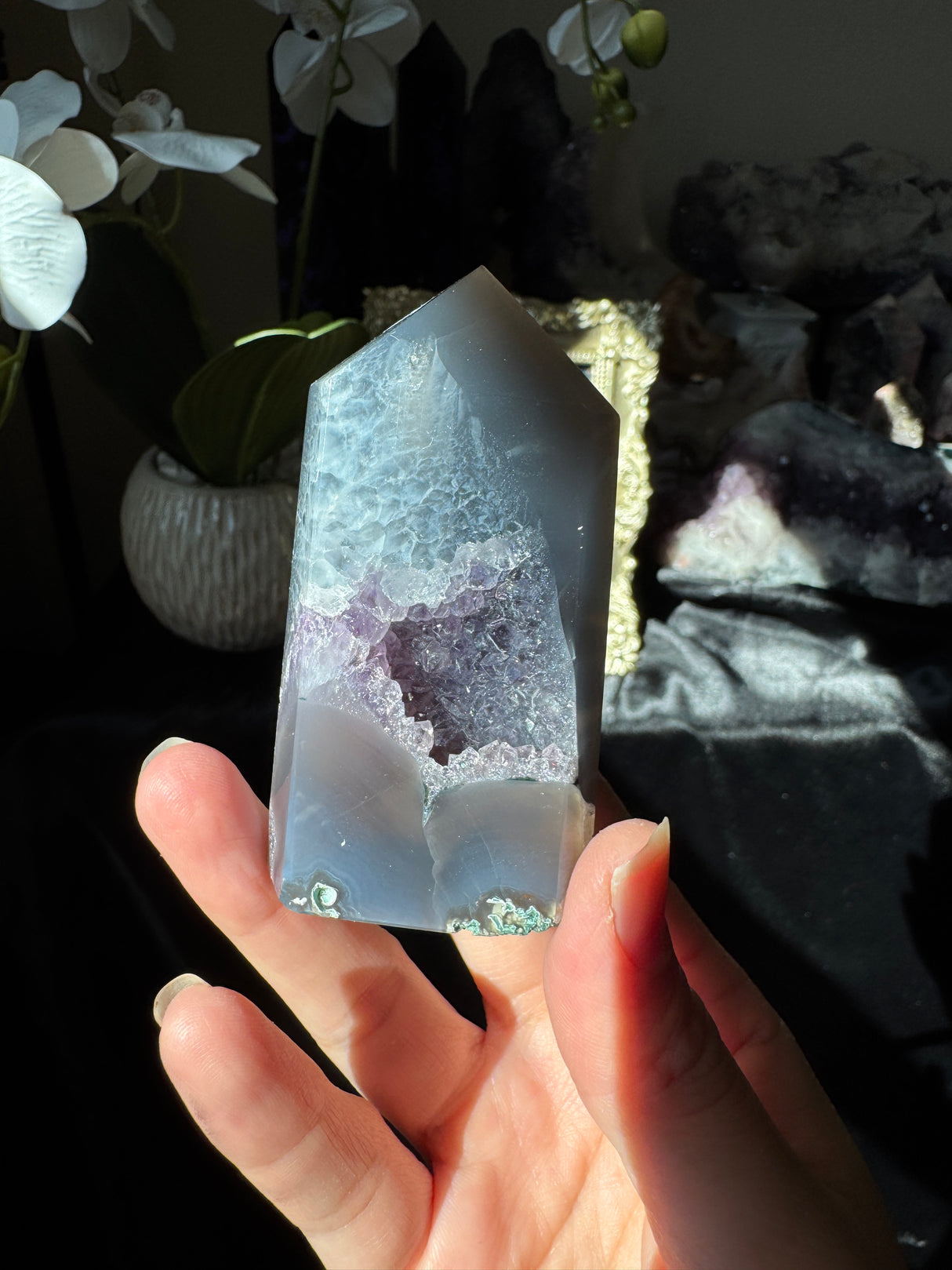 Amethyst Agate Tower