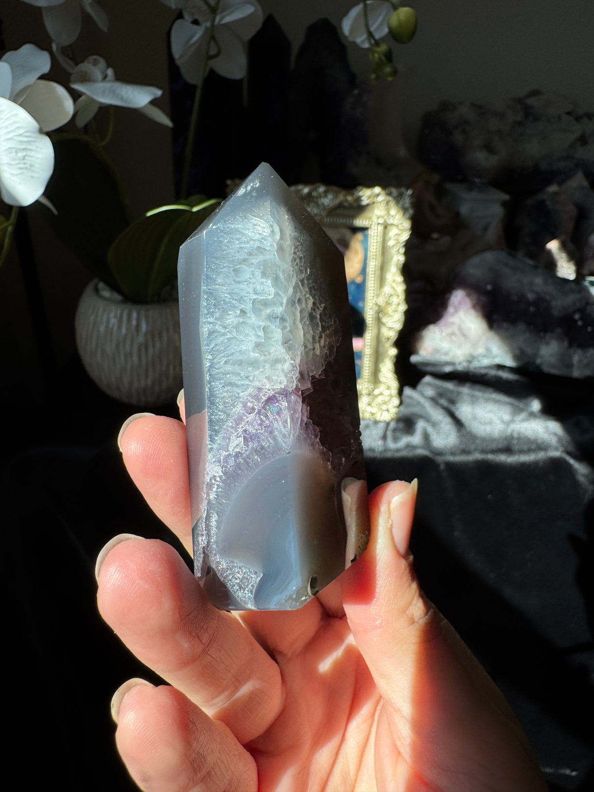 Amethyst Agate Tower