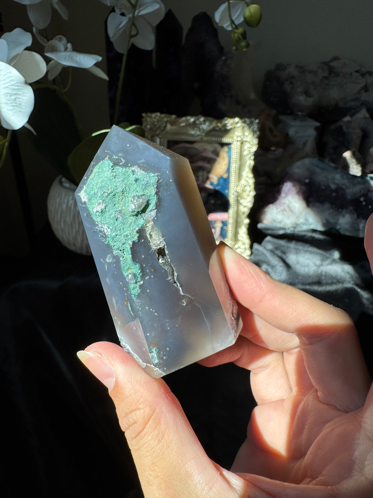 Amethyst Agate Tower