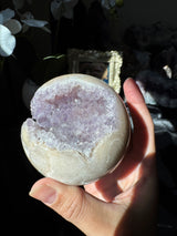 Lavender Pink Amethyst Sphere