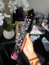 XL Obsidian Etched Halloween Tower