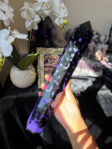 XL Obsidian Etched Halloween Tower