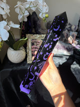 XL Obsidian Etched Halloween Tower