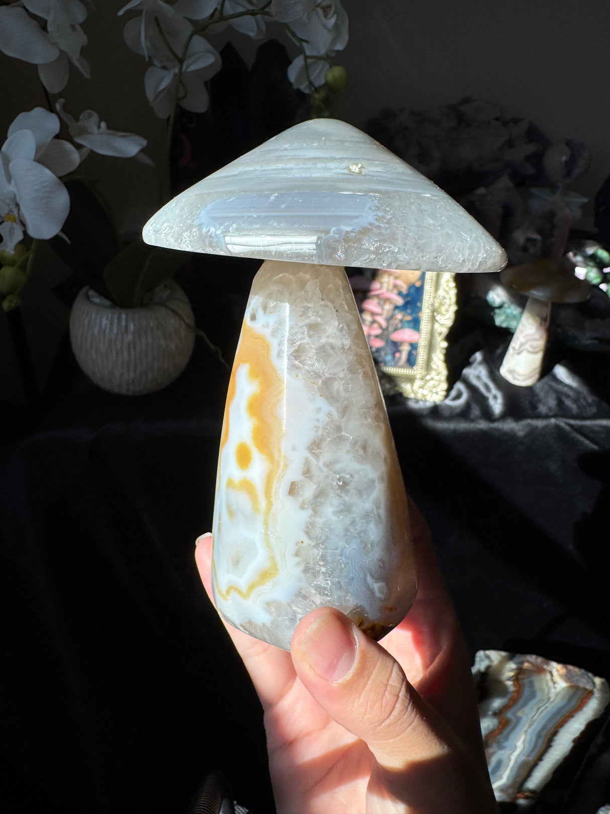 Agate Mushroom (imperfect)