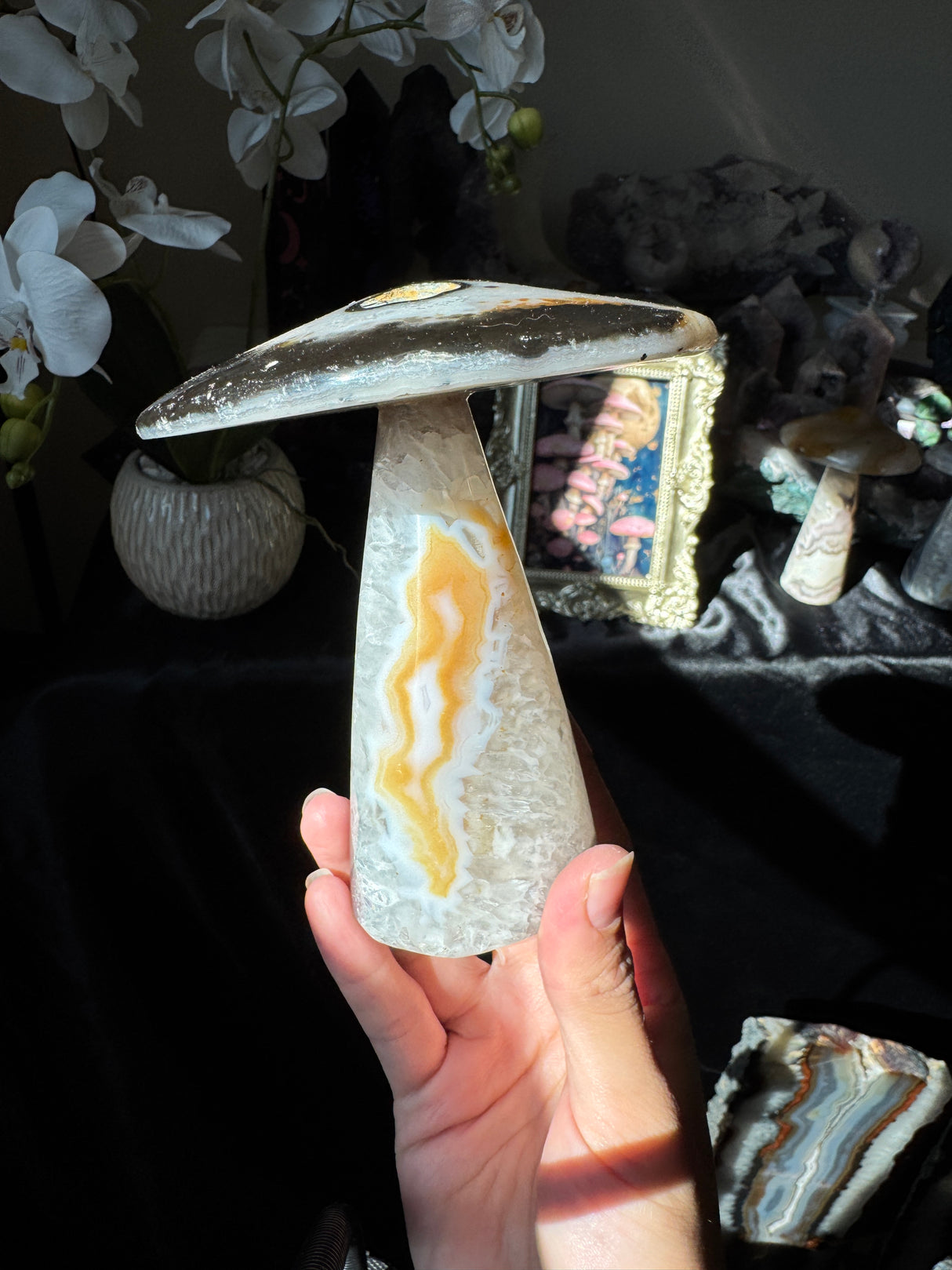 Agate Mushroom (imperfect)