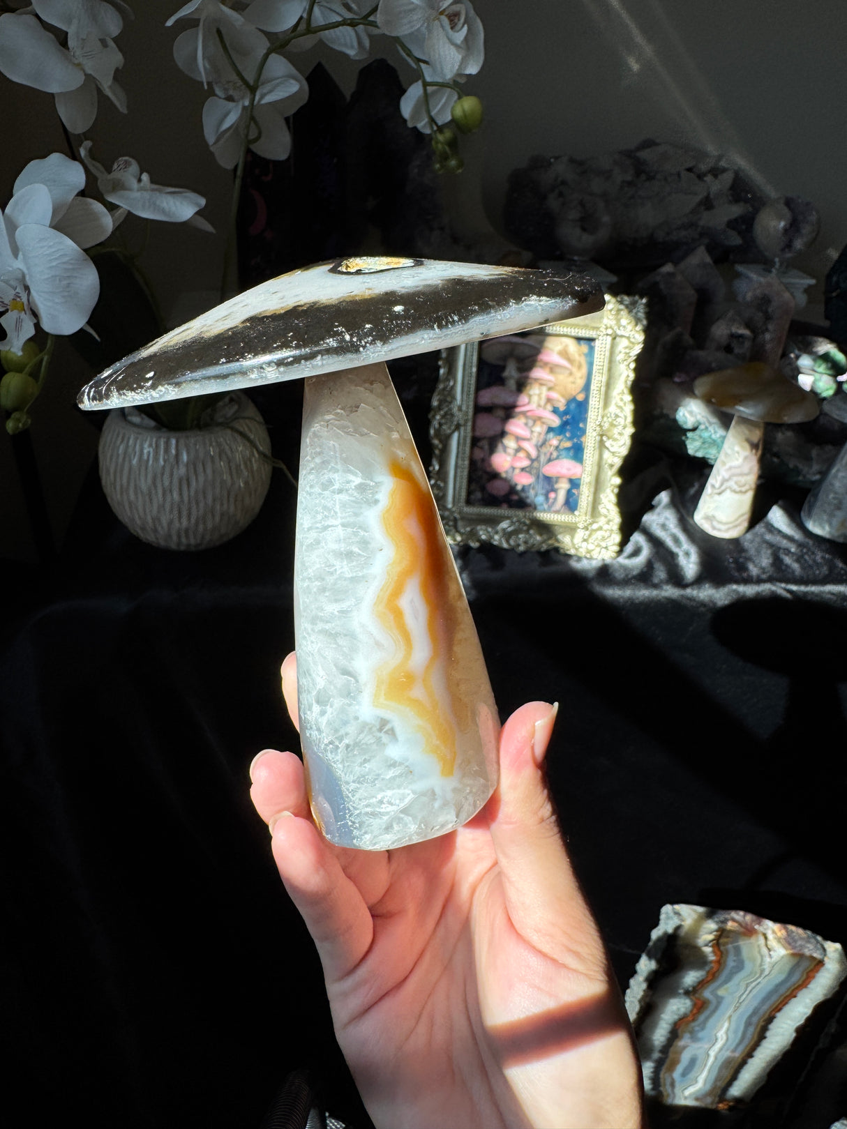 Agate Mushroom (imperfect)
