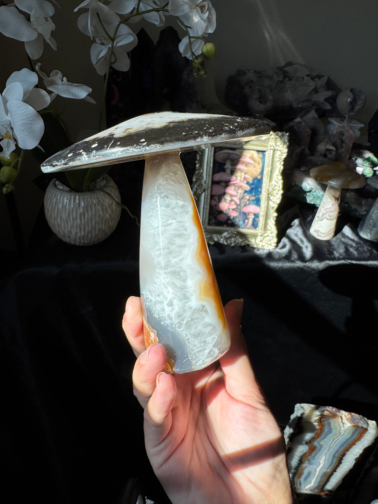 Agate Mushroom (imperfect)