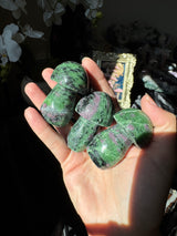 Ruby in Zoisite Mushrooms