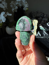 Ruby in Zoisite Mushrooms