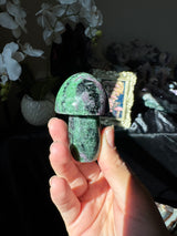 Ruby in Zoisite Mushrooms