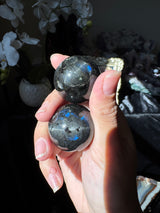 Mini Midnight Labradorite Spheres