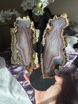 Gilded Agate Butterly Wings